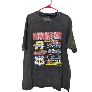 NEW! ROMWE Racing Graphic Tee Motocross Streetwear Aesthetic XXL